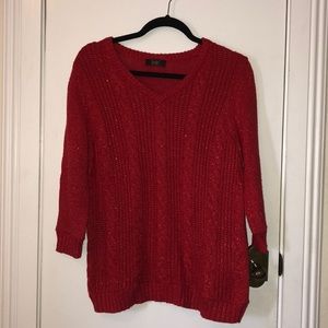 Veeko red sweater size med.